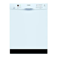 Bosch SHX68P05UC - Fully Integrated Dishwasher Use And Care Manual