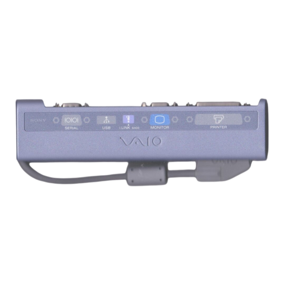 Sony VAIO PCGA-UPR5 Service Manual