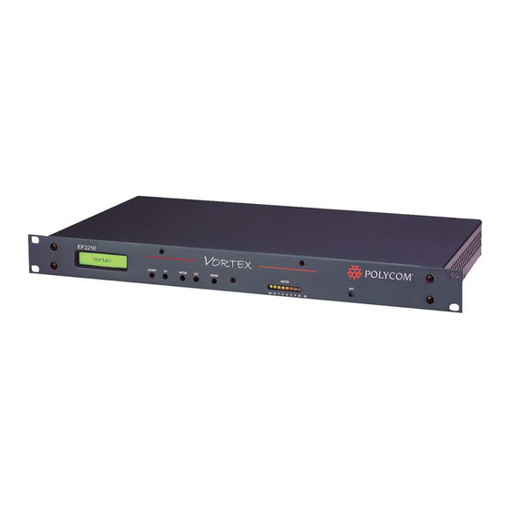 Polycom Vortex EF2210 Program Manual