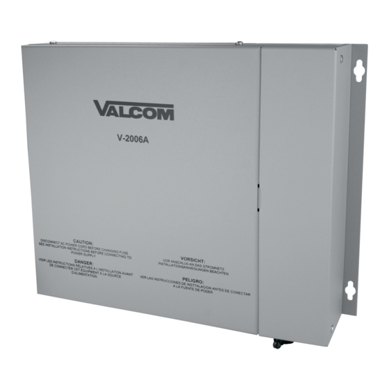 Valcom V-2006A Manuals
