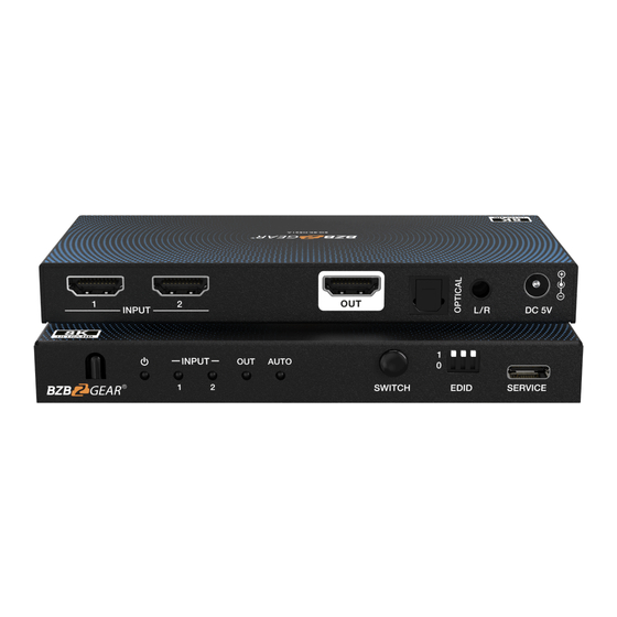BZBGEAR BG-8K-HS21A User Manual