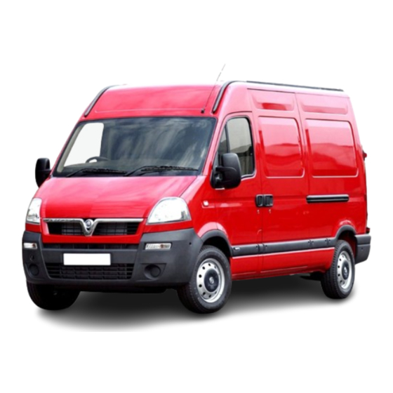 Vauxhall Movano Quick Reference Manual
