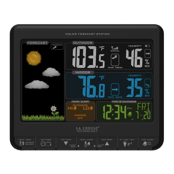 La Crosse Technology CA85176 Quick Setup Manual
