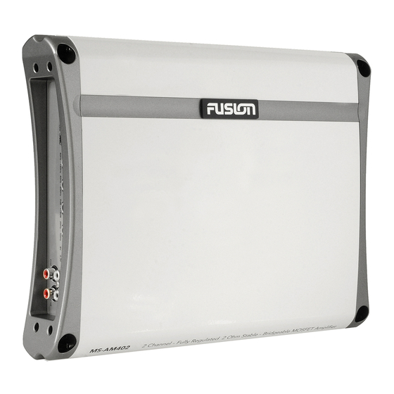 Fusion MS-AM402 User & Installation Manual
