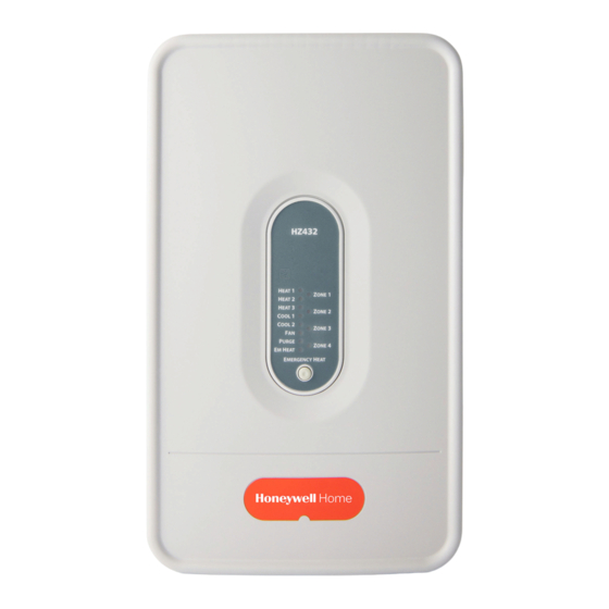 Honeywell TrueZONE HZ432 Installing Manual