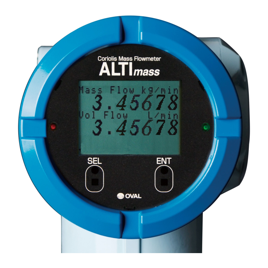 Oval ALTI mass CA00A Instructions Manual