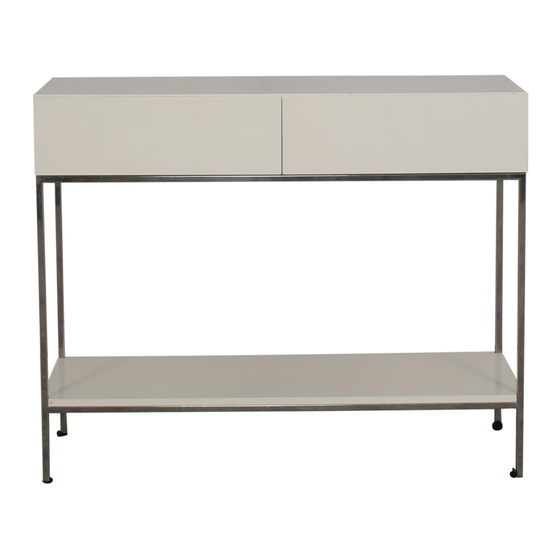 West Elm Industrial Storage Console 2902203 Manual