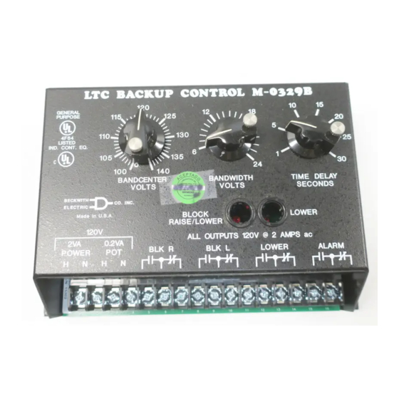 BECKWITH ELECTRIC M-0329B Instruction Book
