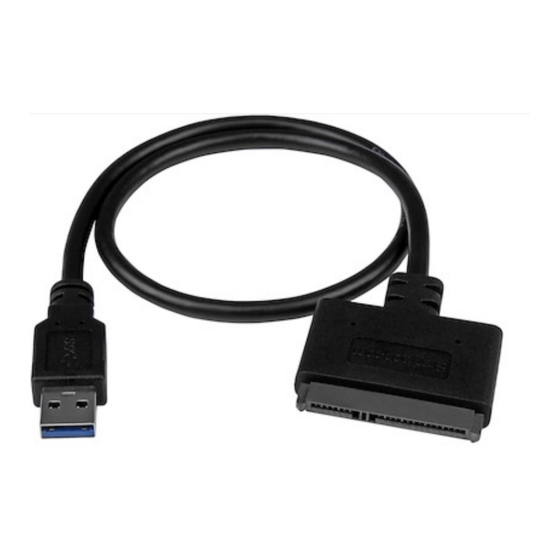 StarTech.com USB312SAT3CB Quick Start Manual
