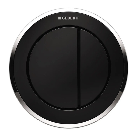 Geberit TYPE 10 Maintenance Manual