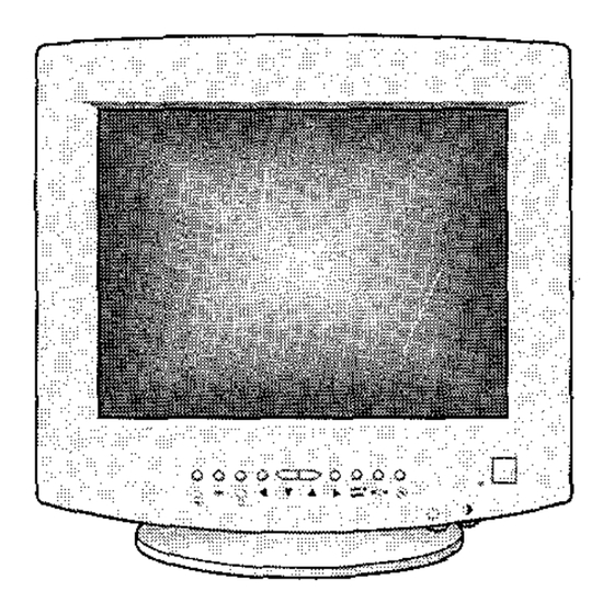 User Manuals: Samsung SyncMaster 700S CRT Monitor