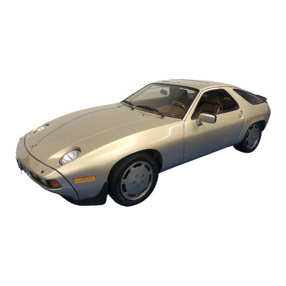 Porsche 928 1982 Service Information