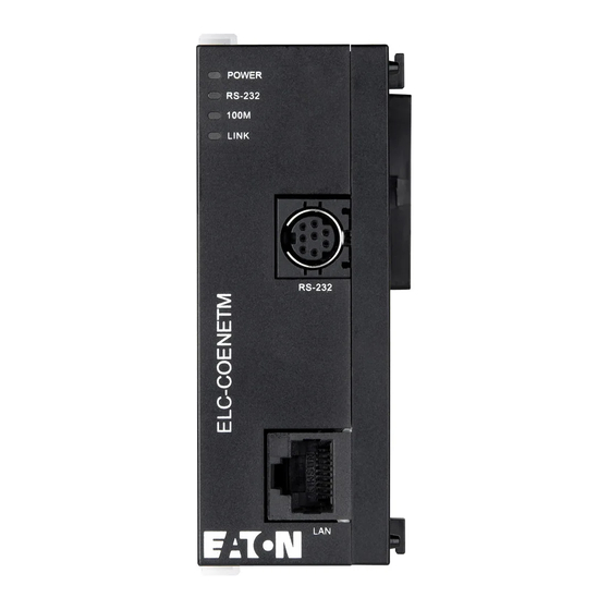 Eaton ELC-COENETM User Manual