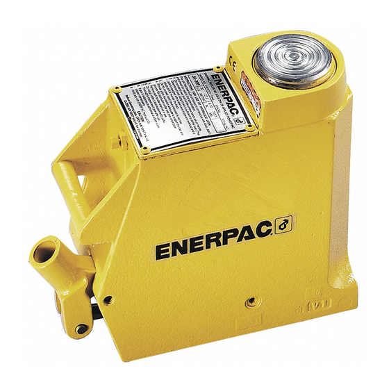 Enerpac Saf-T-Lite JHA Instruction Sheet
