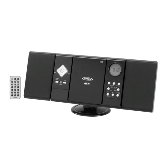 User Manuals: Jensen jmc-180b Mountable CD System