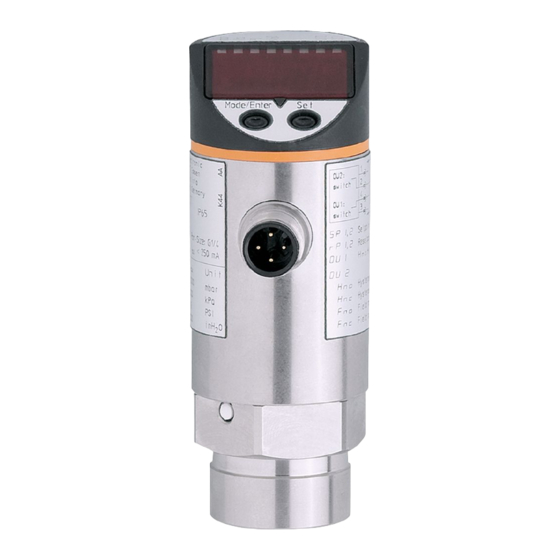 IFM Electronic Efector 500 PN20 Series Operating Instructions Manual