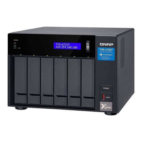 QNAP TVS-672XT User Manual
