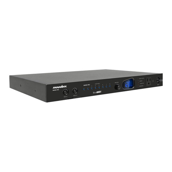 Panamax M4320-PRO Instructions Manual