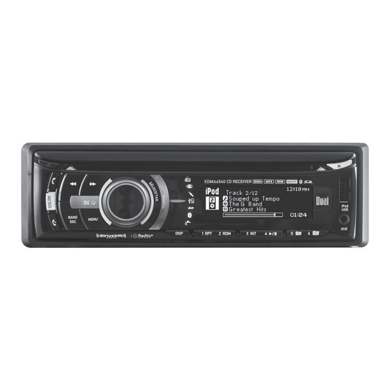 Dual XDMA6540 Installation & Owner's Manual