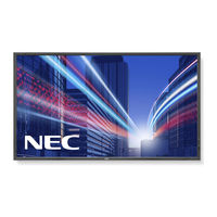 NEC MultiSync P553 Manual