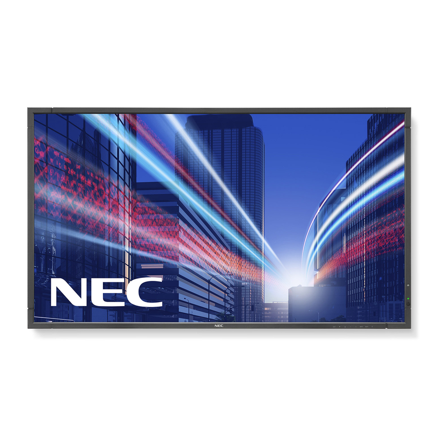 NEC LCD Monitor Manuals