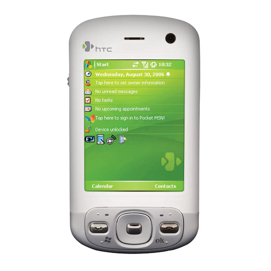 HTC Pocket PC Phone User Manual