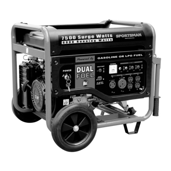 Buffalo Tools GEN7500DF Instruction Manual