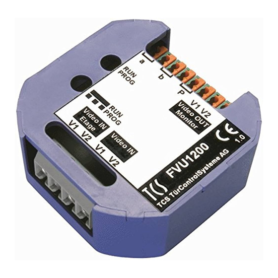 TCS FVU1200 Product Information