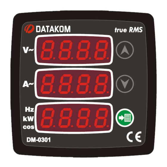 Datakom DM-0301 Manual
