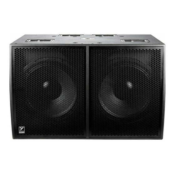 YORKVILLE SA218S Service Manual