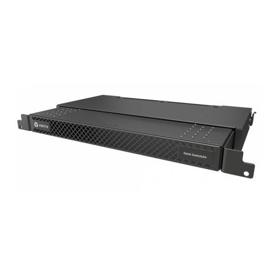 Vertiv GEIST SwitchAir SA1-01002 Quick Installation Manual