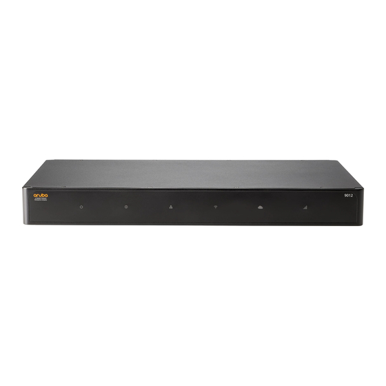 Hewlett Packard Enterprise Aruba 9012 Installation Manual