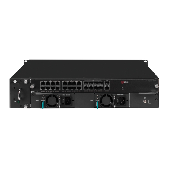 QTech QSR-3920 Series Installation Manual