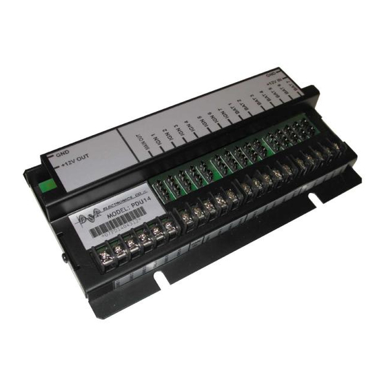 D&R ELECTRONICS PDU14-K Manuals
