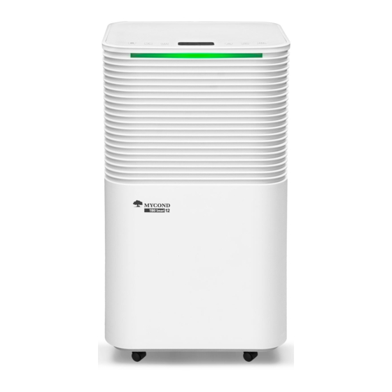 Mycond TIBO Smart 12 Dehumidifier Manuals