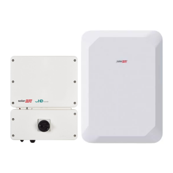 Solahart SolarEdge Energy Bank Owner's Manual