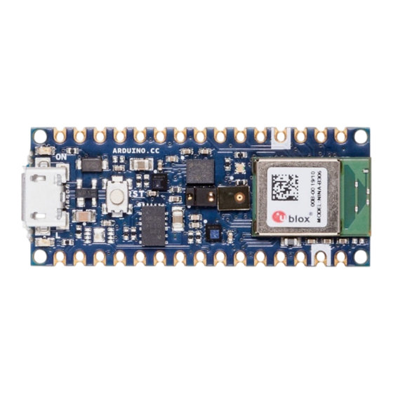 Arduino ABX00031 Product Reference Manual