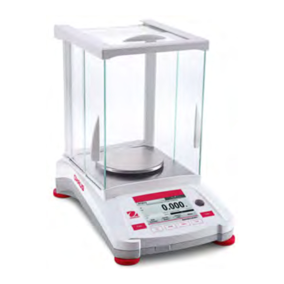 OHAUS Adventurer AX2201/E User Manual