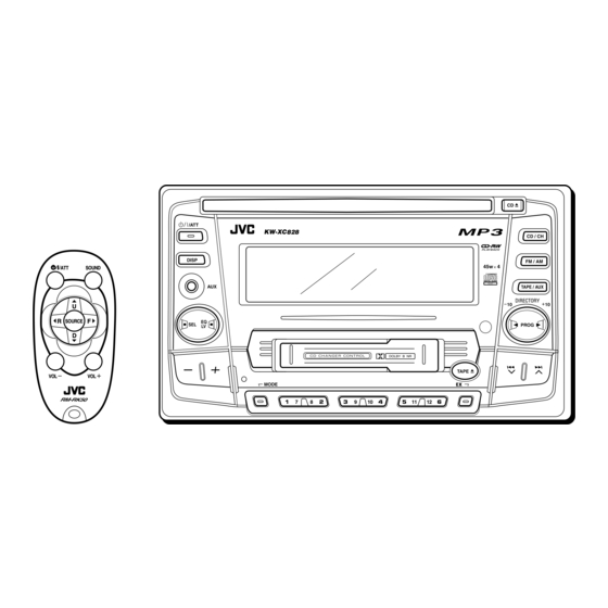 JVC KW-XC828 Service Manual