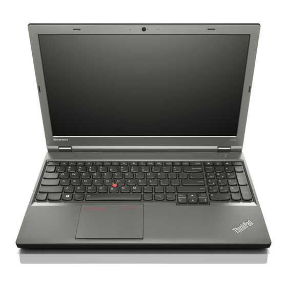 Lenovo ThinkPad W540 Manuals