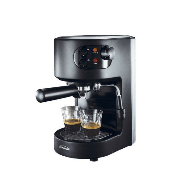 Sunbeam Cafe Ristretto EM2300 Instruction Booklet
