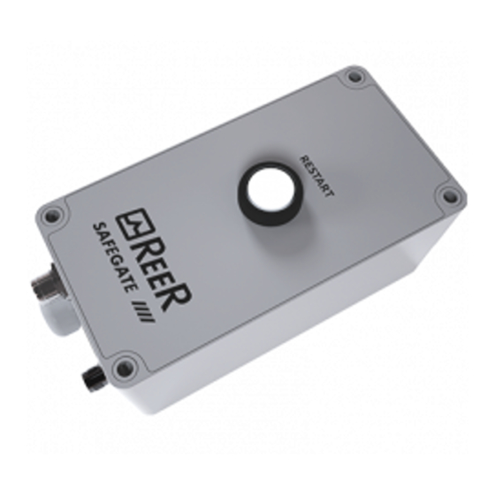 Reer SAFEGATE M SG BOX RST Instruction Manual