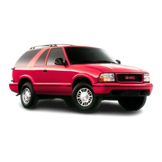 GMC 1995 Jimmy Owner's Manual