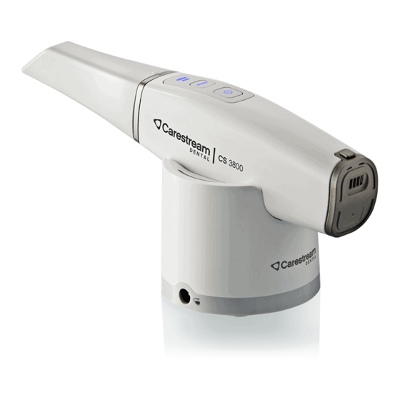 Carestream DENTAL CS 3800 User And Installation Manual