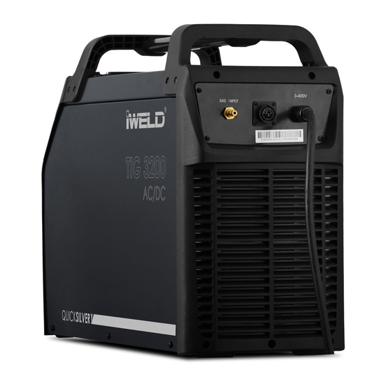 iWeld QUICKSILVER TIG 4200 AC/DC User Manual