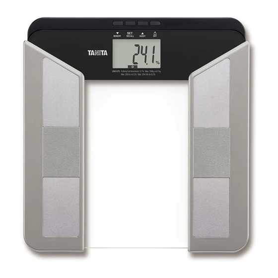 Tanita InnerScan UM-075 Manual