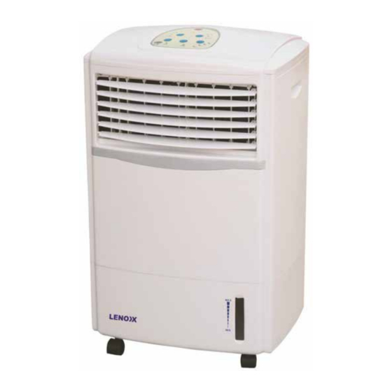 Lenoxx PR4423 Portable Evaporative Cooler Manuals