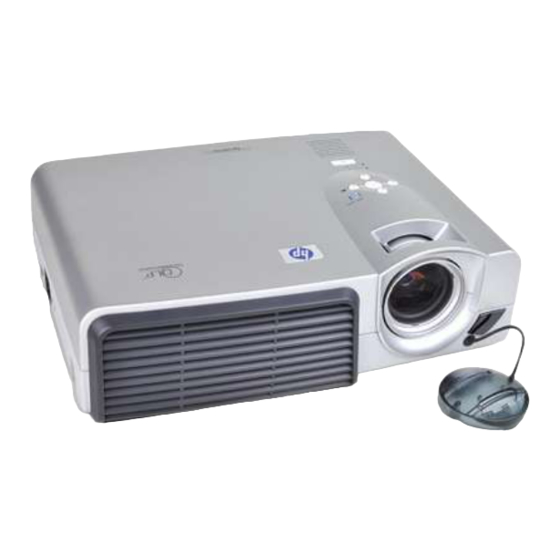 HP Vp6110 - Digital Projector SVGA DLP Manuals