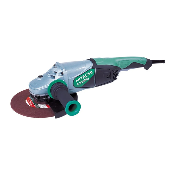 Hitachi G18MRU Handling Instructions Manual