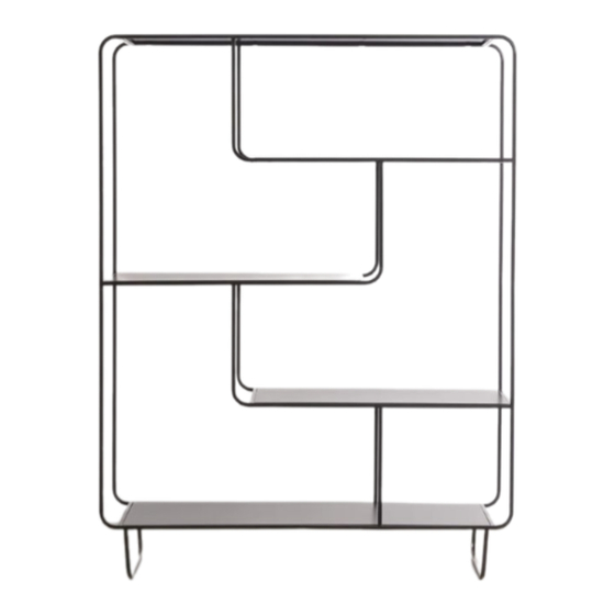 URBAN OUTFITTERS ALANA LARGE BOOKSHELF Assembly Instructions Manual